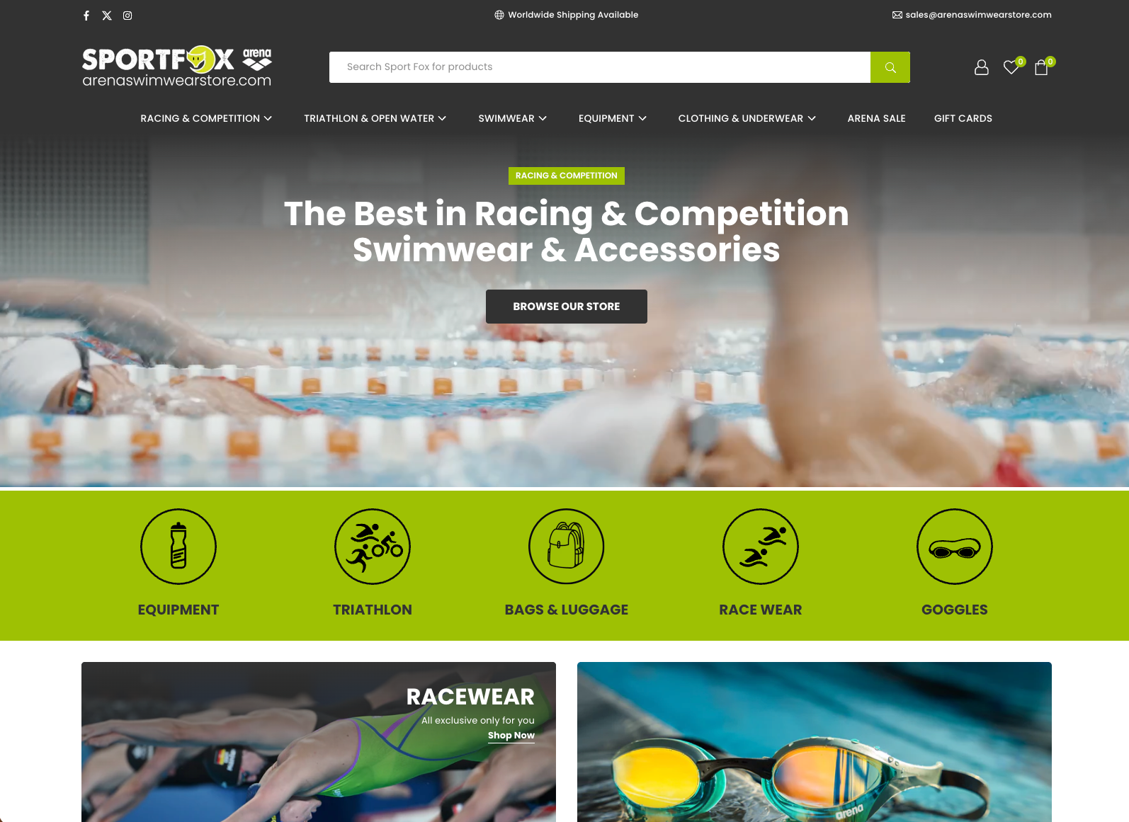 Arena Swimwear Store